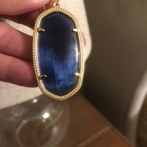 Kendra Scott Navy Danielle Earrings